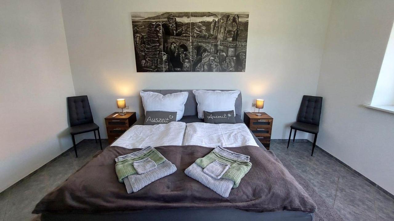 Ferienwohnung Am Hofladen Hellendorf - Saechsische Schweiz Bad Gottleuba Екстериор снимка