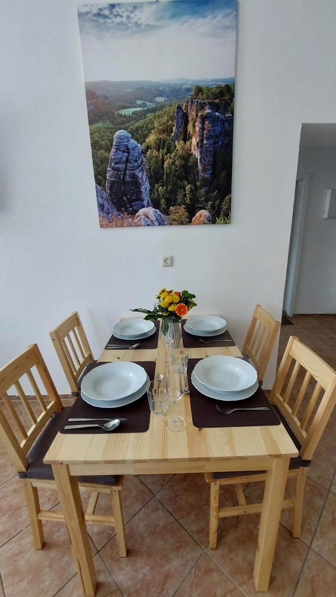 Ferienwohnung Am Hofladen Hellendorf - Saechsische Schweiz Bad Gottleuba Екстериор снимка